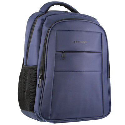 Pierre Cardin Mens Travel & Business Backpack with Built-in USB Port - Navy