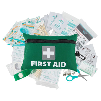 2x 92 Pcs Travel First Aid Kit Medical Workplace Set Emergency Family Safety 