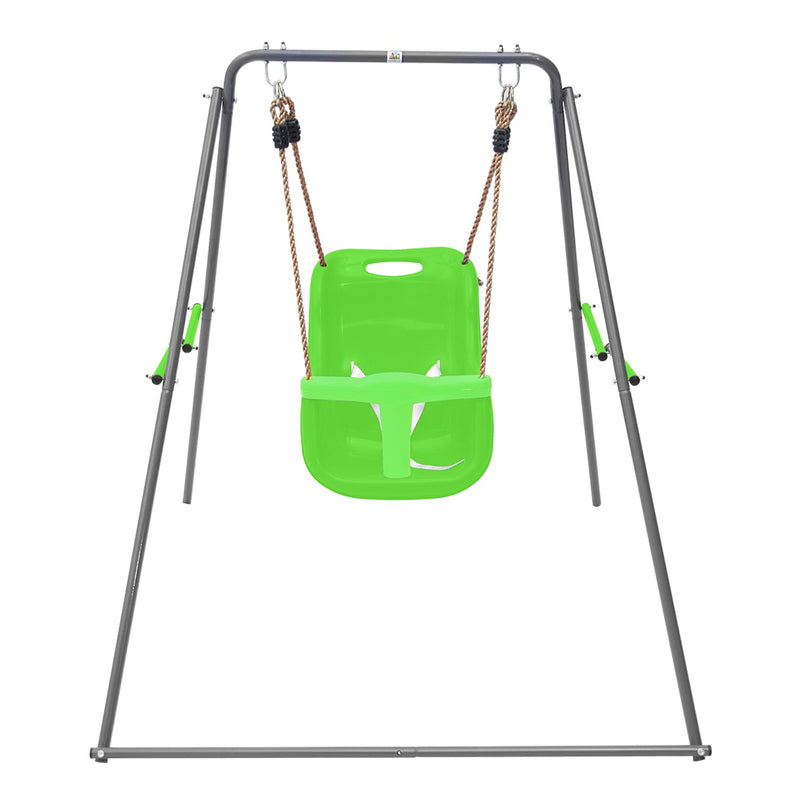 Bobcat Foldable Baby Metal Swing Set