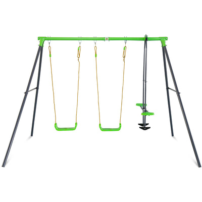 Hurley 2 Metal Swing Set