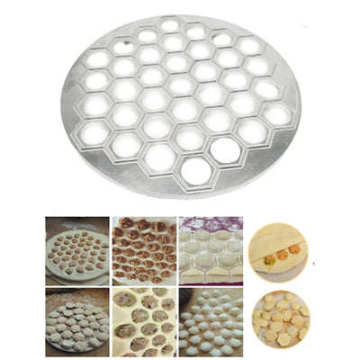 37 Holes Dumpling Mould Maker Ravioli Aluminum Mold Pelmeni Kitchen DIY Tool AU