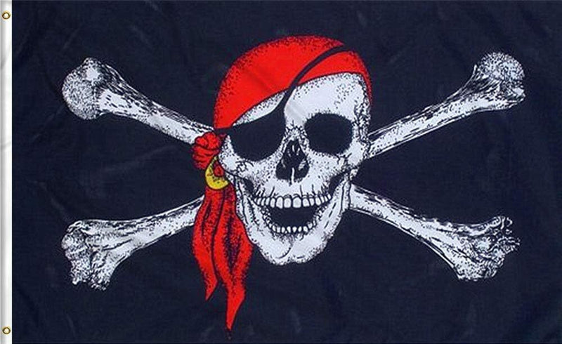 PIRATE FLAG Skull Party Pirates Skull & Crossbones Large 150 x 90 Jolly Roger