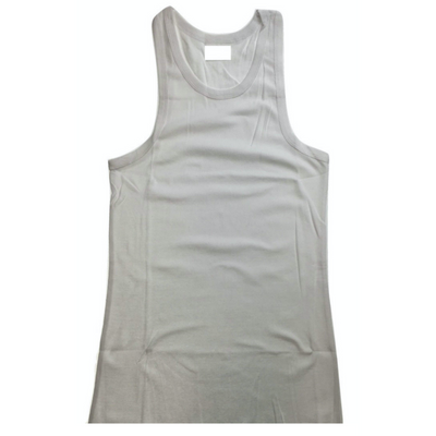 Mens PLAIN SINGLET 100% Cotton Blank Slim Tank Top Gym Basic Casual S-3XL