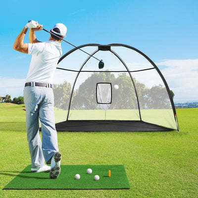 Everfit 3.5m Golf Practice Net with Driving Mat Training Aid Target Hitting