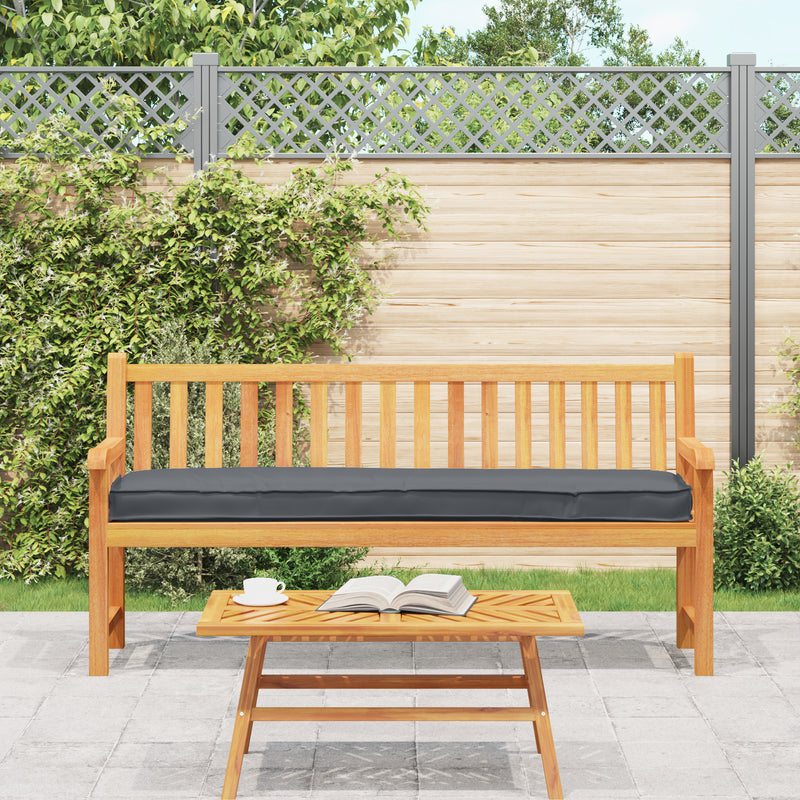 Pallet Cushion for Bench Anthracite 180x40x8 cm Oxford Fabric