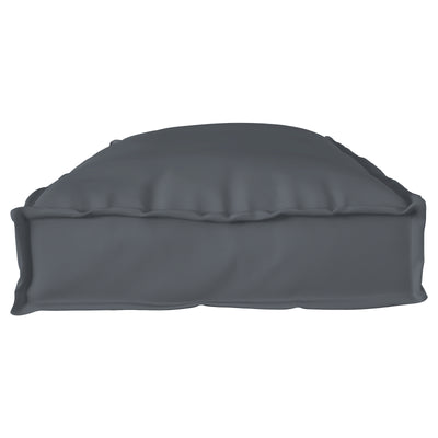 Outdoor Cushion Anthracite Polyester 100 cm x 40 cm x 8 cm