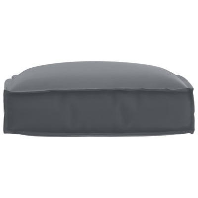 Outdoor Cushion Anthracite Polyester Medium Removable Covers