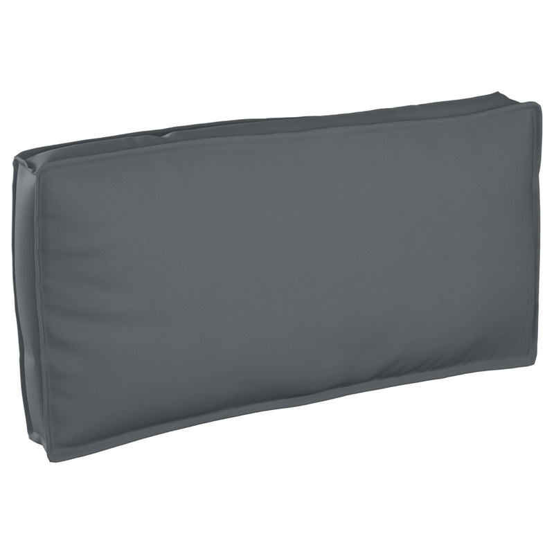 Pallet Cushion for Seat/Backrest Anthracite 120x60x12 cm Oxford Fabric