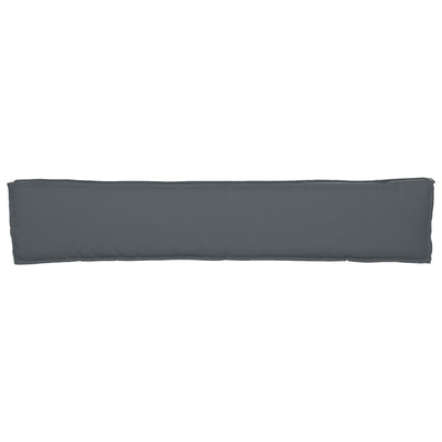 Pallet Cushions for Bench 2 pcs Anthracite 200x40x8 cm Oxford Fabric