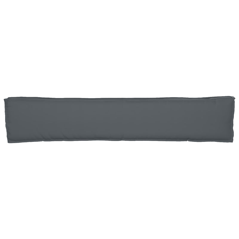 Pallet Cushions for Bench 2 pcs Anthracite 200x40x8 cm Oxford Fabric