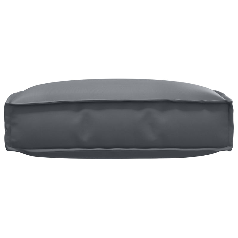 Outdoor Cushion Anthracite Polyester 60 cm x 60 cm