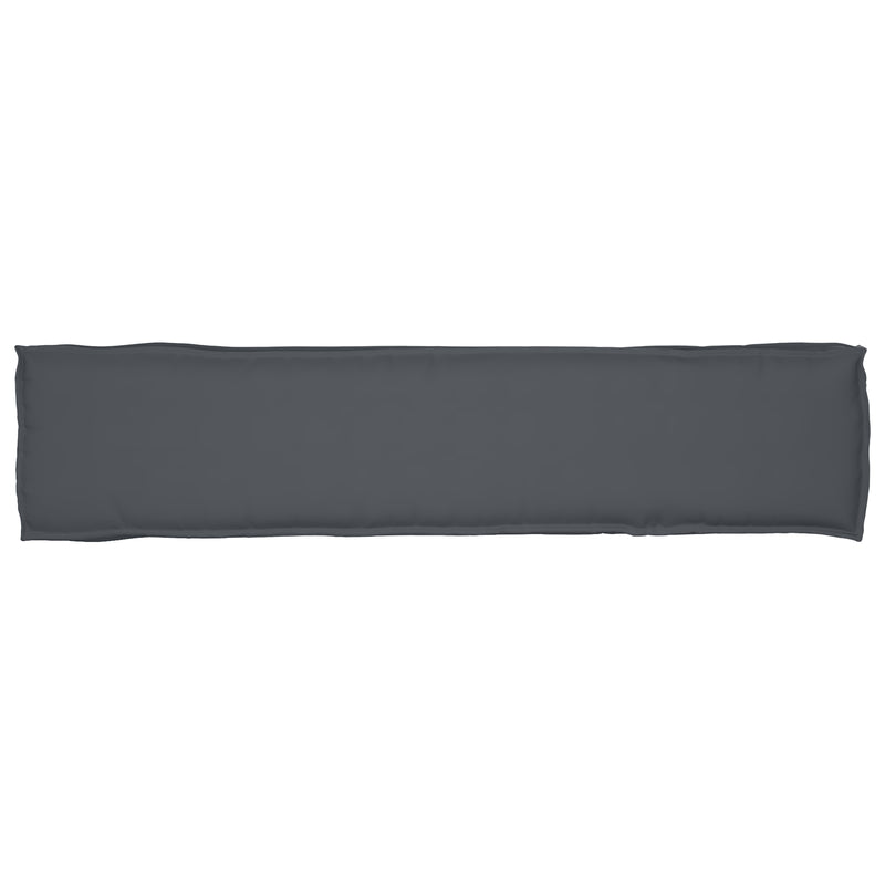 Pallet Cushion for Bench Anthracite 180x40x8 cm Oxford Fabric