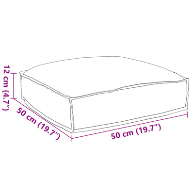 Outdoor Cushion Anthracite Polyester Medium Removable Covers
