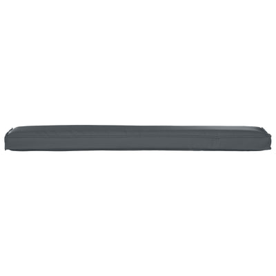 Pallet Cushion for Bench Anthracite 200x40x8 cm Oxford Fabric