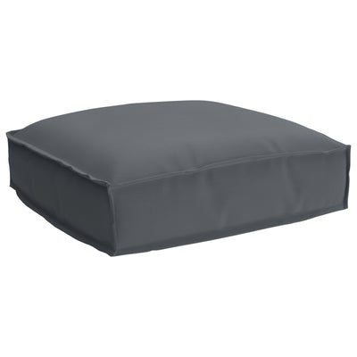 Outdoor Cushion Anthracite Polyester Medium Removable Covers