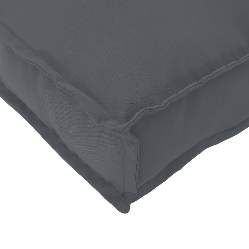 Pallet Cushion for Bench Anthracite 180x40x8 cm Oxford Fabric