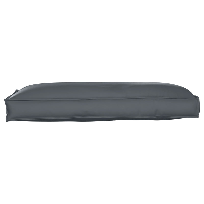 Pallet Cushion for Seat/Backrest Anthracite 120x60x12 cm Oxford Fabric