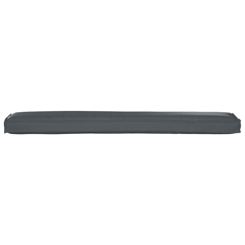Pallet Cushions for Bench 2 pcs Anthracite 200x40x8 cm Oxford Fabric