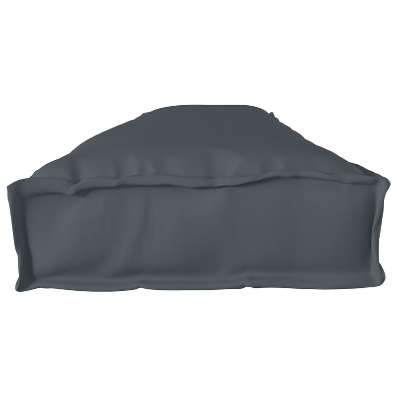 Pallet Cushion for Bench Anthracite 200x40x8 cm Oxford Fabric