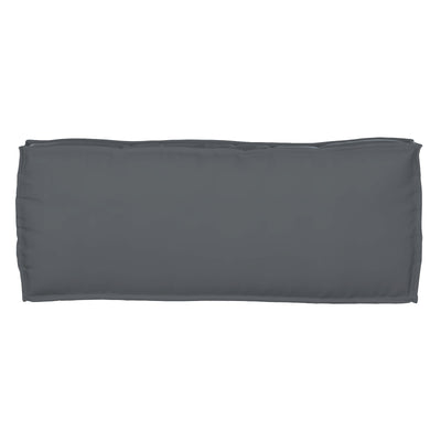 Outdoor Cushion Anthracite Polyester 100 cm x 40 cm x 8 cm