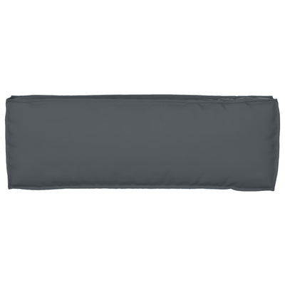 Pallet Cushion for Bench Anthracite 120x40x8 cm Oxford Fabric