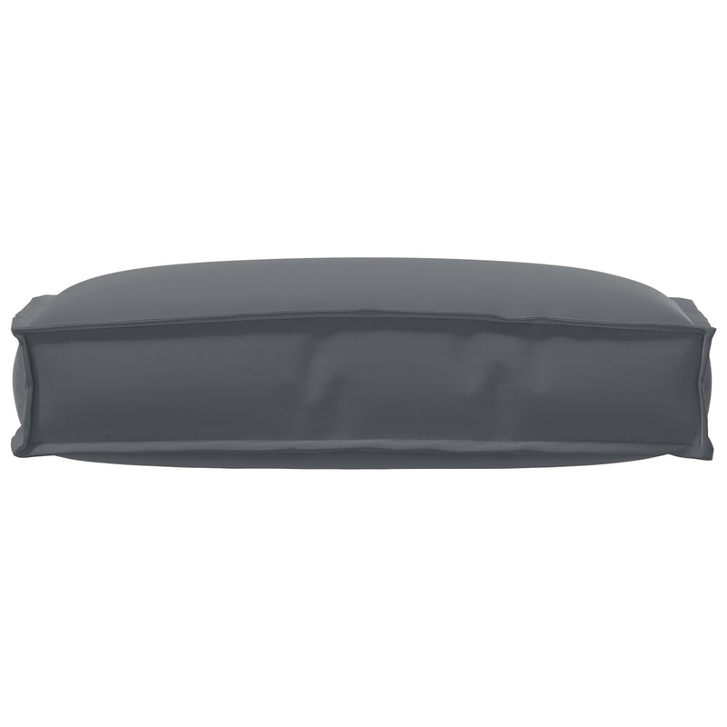 Pallet Cushion for Backrest Anthracite 60x40x12 cm Oxford Fabric