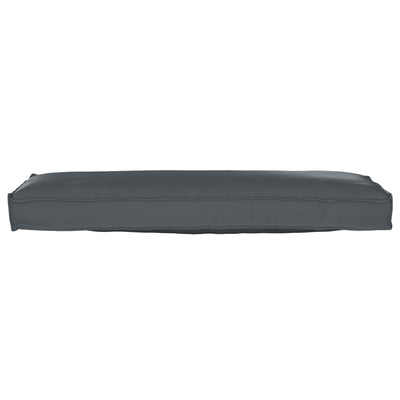 Pallet Cushion for Bench Anthracite 120x40x8 cm Oxford Fabric