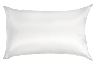 Silk Pillowcase Standard Size Pillow Case in White