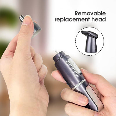 2 in 1 Waterproof Nose Hair Trimmer Portable Remover Eyebrow Clippers Cordless