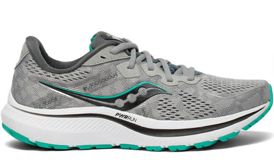 Saucony Womens Omni 20 Wide Sneaker Athletic Running Shoes Runners - Alloy Jade