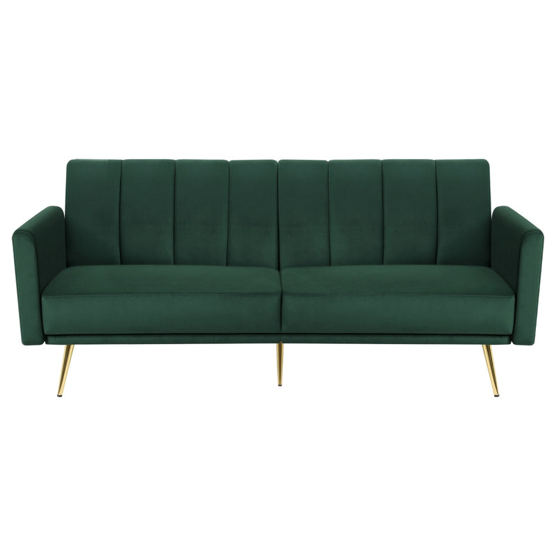 Artiss Sofa Bed 3 Seater Couch Convertible Lounge Adjustable Arm Recliner Velvet