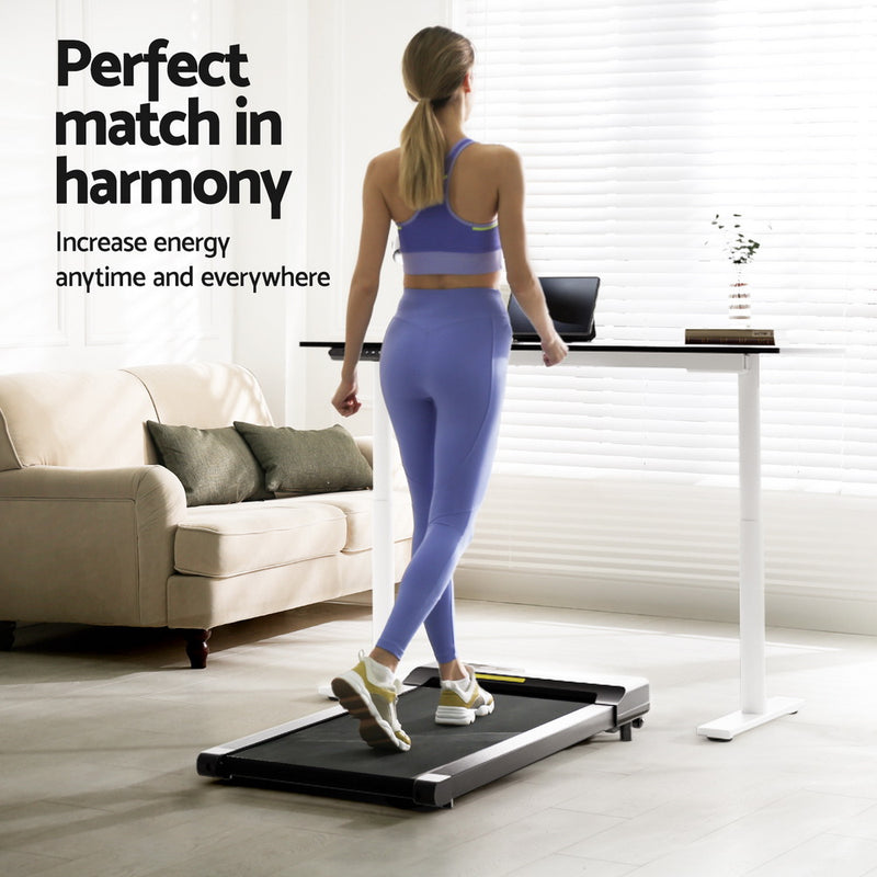 Artiss 400mm Treadmill Electric Walking Pad with 120cm Automatic Standing Desk