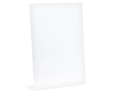 Slanted A4 Sign Holder Portrait W210 x D65mm x H297mm