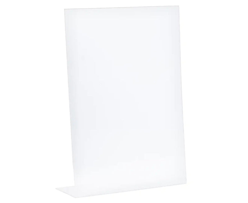 Slanted A4 Sign Holder Portrait W210 x D65mm x H297mm