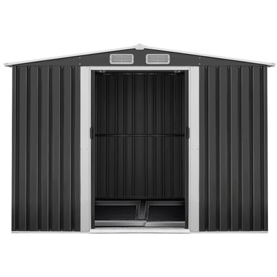 Giantz Garden Shed 2.6x3.9M w/Metal Base Sheds Outdoor Storage Workshop Tool Shelter Sliding Door