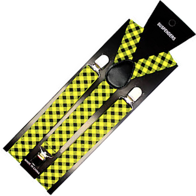 Black/Yellow Check