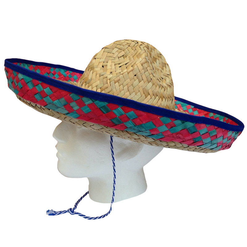 Mexican SOMBRERO Fancy Dress Straw Party Costume Hat Cap Spanish