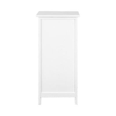 Artiss Bedside Table Bathroom Storage Cabinet 3 Drawers White