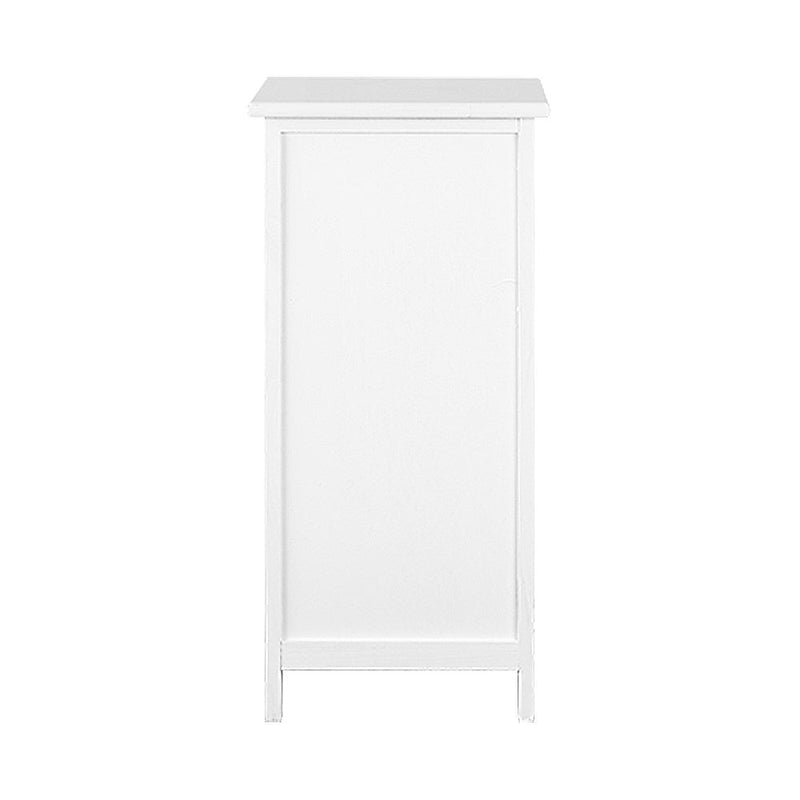 Artiss Bedside Table Bathroom Storage Cabinet 3 Drawers White