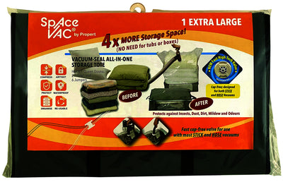 Space Vac Extra Large Vacuum Seal Under Bed Storage All In One Tote