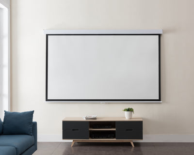 Tauris 110" Pull Down Projector Screen Theatre Projection Wall Mountable 16:9