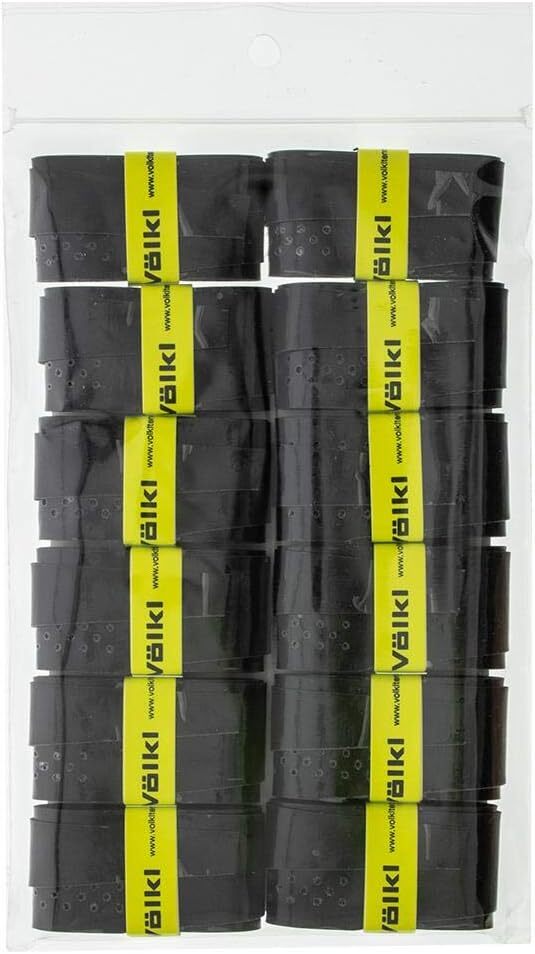 Volkl Super Perf 12 Pack Over Grips Tennis Bulk - Black