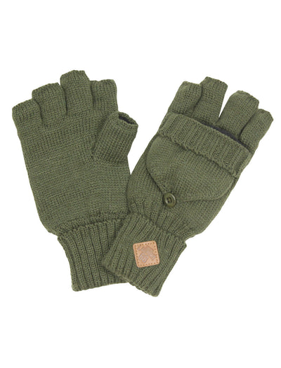 TOKYO LAUNDRY Mens Gloves Knitted Soft Winter Converter Fingerless AUTHENTIC Mittens