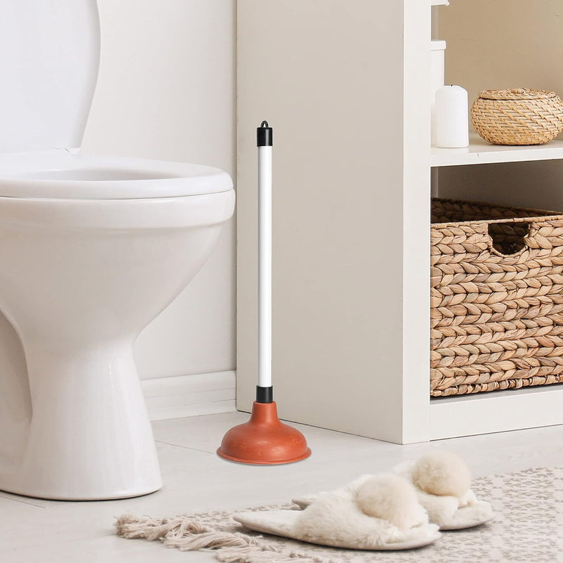 Toilet Plunger Drain Sink Shower Bath Cleaner Unblocker Plumbing Rod