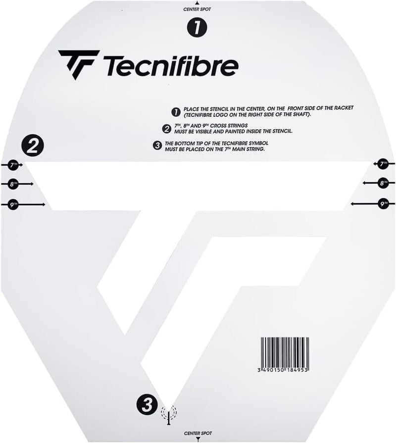 Tecnifibre Logo Stencil for Tennis Racquets