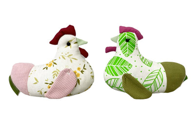 Chicken Doorstop Home/Office Weighted Door Stopper in Assorted Colours