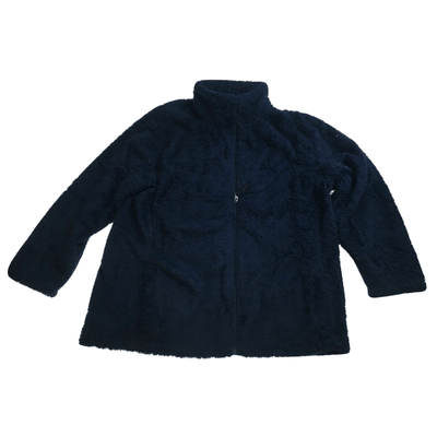 Womens Zip Up Coral Fleece Jumper Fur Top Sweater Ladies Jacket Warm Winter