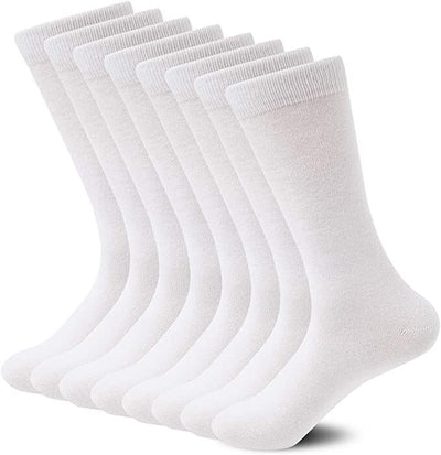 6 Pairs BAMBOO SOCKS Crew Natural Eco Healthy Enviro Unisex Work Business BULK