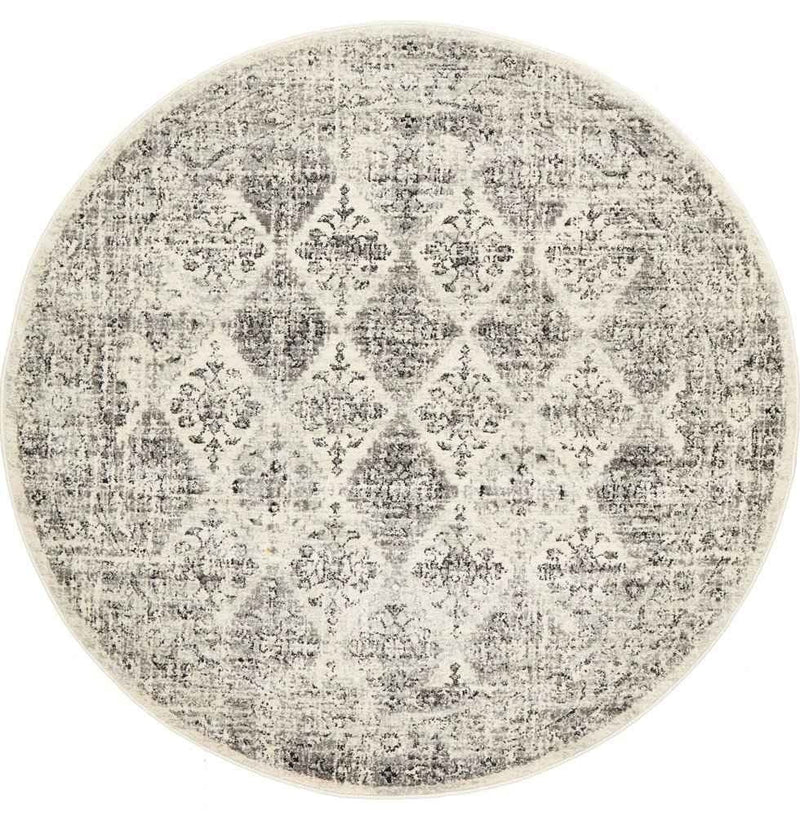 Century 999 Grey Round by Rug Culture - 240 x 240 cm - ROUND