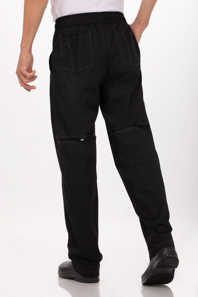 Cool Vent Men's Baggy Black XXL Chef Pants by Chef Works